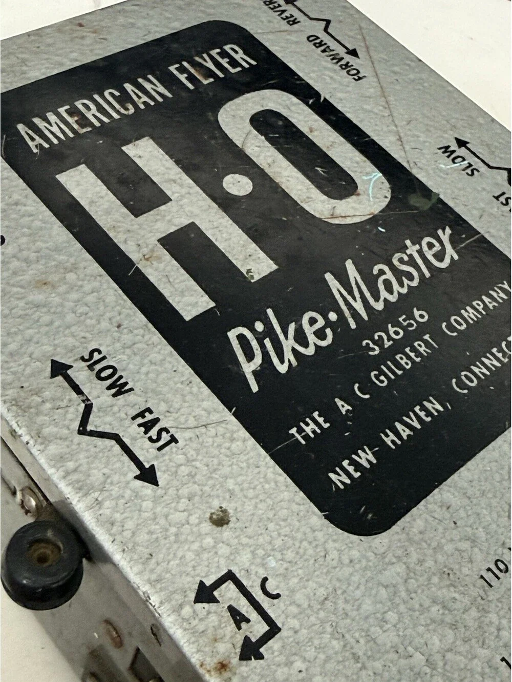 Gilbert American Flyer Pike Master 32656  Dual control DC Power Pack ( Untested)